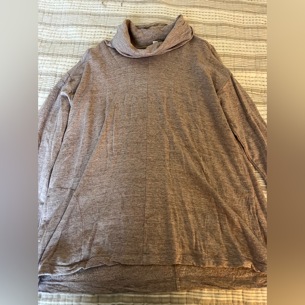 Pure Jill purpleish Cowl Neck top/tunic